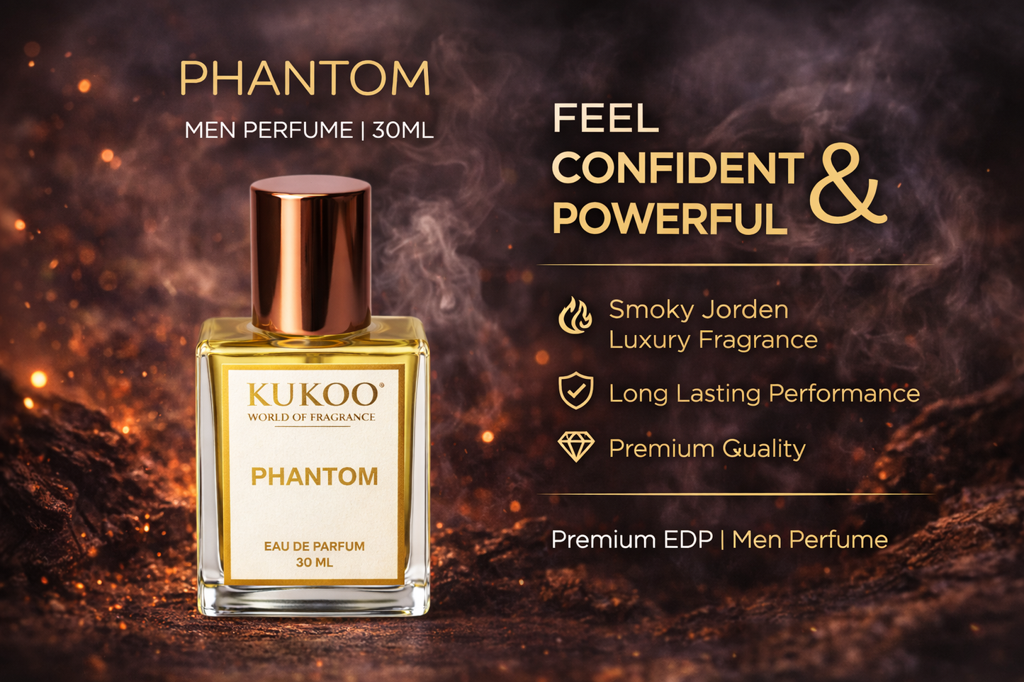 PHANTOM & SECRET Couple Perfume Combo | EDP 2x30ml