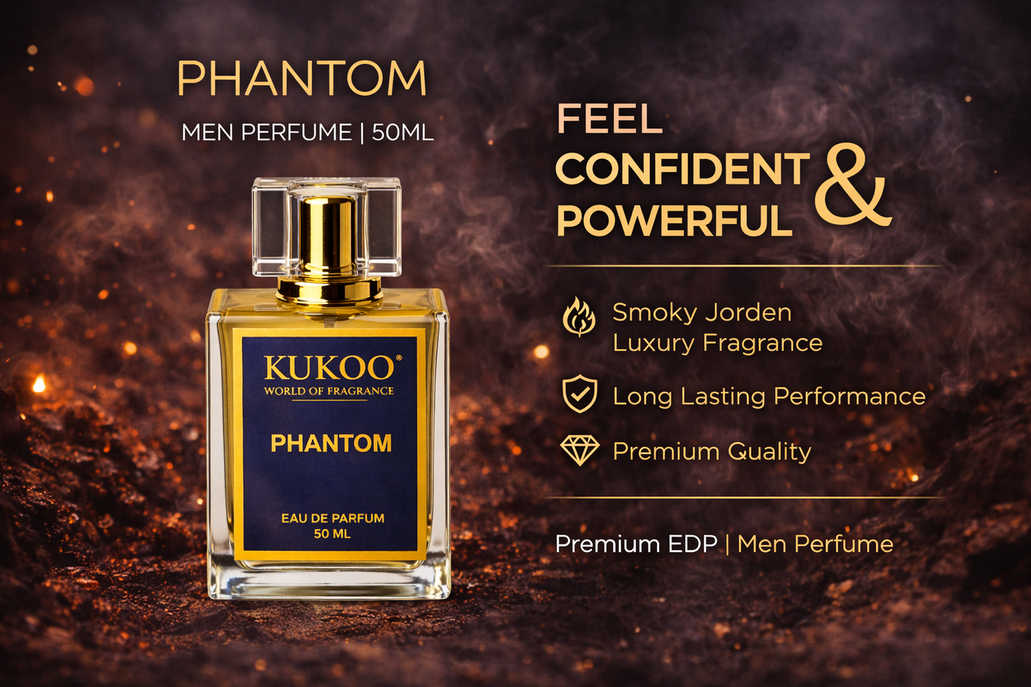 PHANTOM & AMAYRA Couple Perfume Combo | EDP 2x50ml